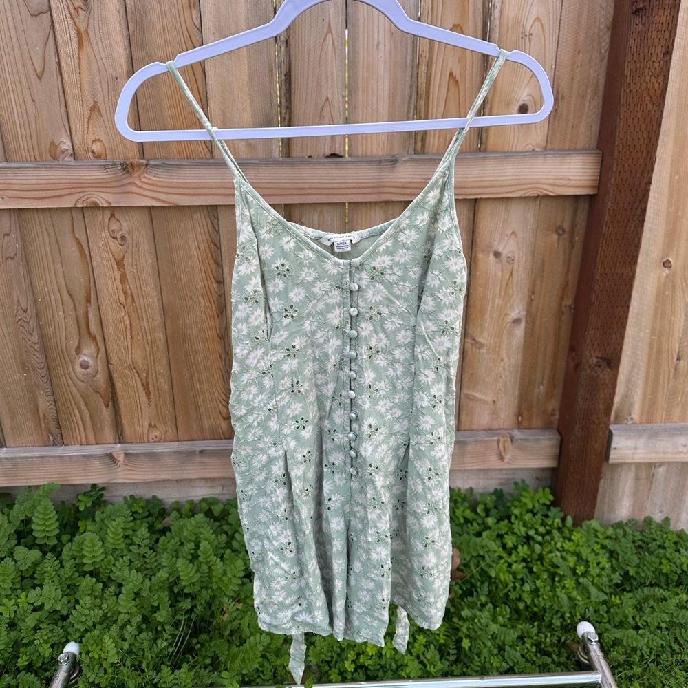 American Eagle Outfitters Green Floral Camisole